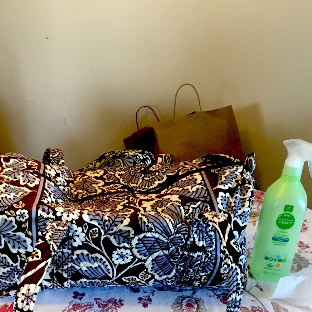 Slate Blooms Vera Bradley Duffle Bag